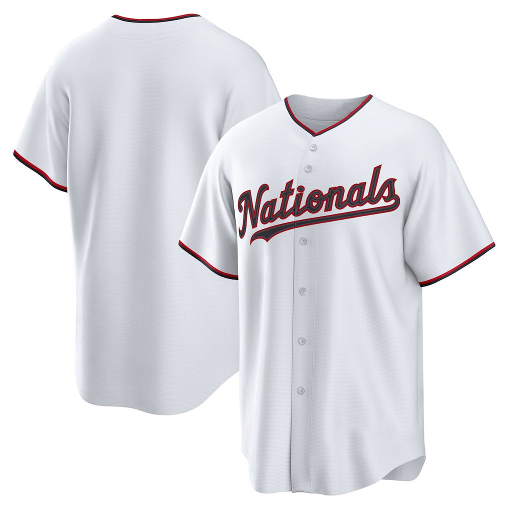 Washington Nationals White CONTON Home Replica Jersey