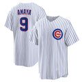 Chicago Cubs #9 Miguel Amaya White CONTON Home Replica Jersey