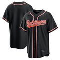 Baltimore Orioles Black CONTON Out Fashion Home Game Blank Player Stitched Jerseys