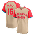 Boston Red Sox #16 Jarren Duran Player Cream CONTON All-Star Short-Sleeved Limited Elite Home Game Stitched Jerseys