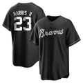Atlanta Braves #23 Michael Harris II Player Black CONTON Home Game Stitched Jerseys