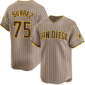 San Diego Padres #75 Robert Suarez Tan CONTON 2024 Alternate Limited Stitched Jersey