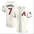 Arizona Diamondbacks #7 Corbin Carroll Player Cream CONTON Limited Elite Home Game Stitched Jerseys