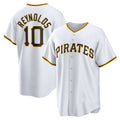 Pittsburgh Pirates #10 Bryan Reynolds White CONTON Replica Player Jersey