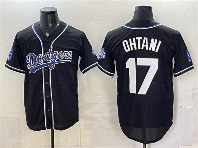 Los Angeles Dodgers #17 Shohei Ohtani B2B Champs 2026 Black CONTON Out Style Vapor Limited Stitched Jersey