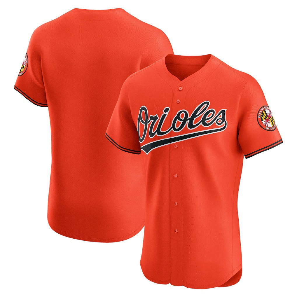 Baltimore Orioles Orange CONTON Alternate 2 Elite Jersey