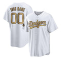 Custom Los Angeles Dodgers Active Player White CONTON 2022 All-Star Cool Base Stitched Jersey