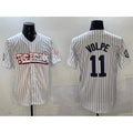 New York Yankees #11 Anthony Volpe White CONTON Bronx Graffiti Vapor Limited Stitched Jersey