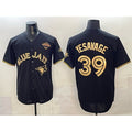 Toronto Blue Jays #39 Trey Yesavage Black Gold CONTON 2025 American League Champions Limited Stitched Jersey