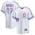 Kansas City Royals #19 Michael Massey Player White CONTON 2026 City Connect Limited Home Stitched Jerseys