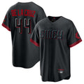 Cincinnati Reds #44 Elly De La Cruz Player Black CONTON City Connect Home Game Stitched Jerseys