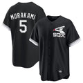 Chicago White Sox #5 Munetaka Murakami Player Black CONTON Spring Training Game Stitched Jerseys
