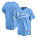 Los Angeles Dodgers Blank Player Light Blue CONTON Cooperstown Collection Limited Stitched Jerseys