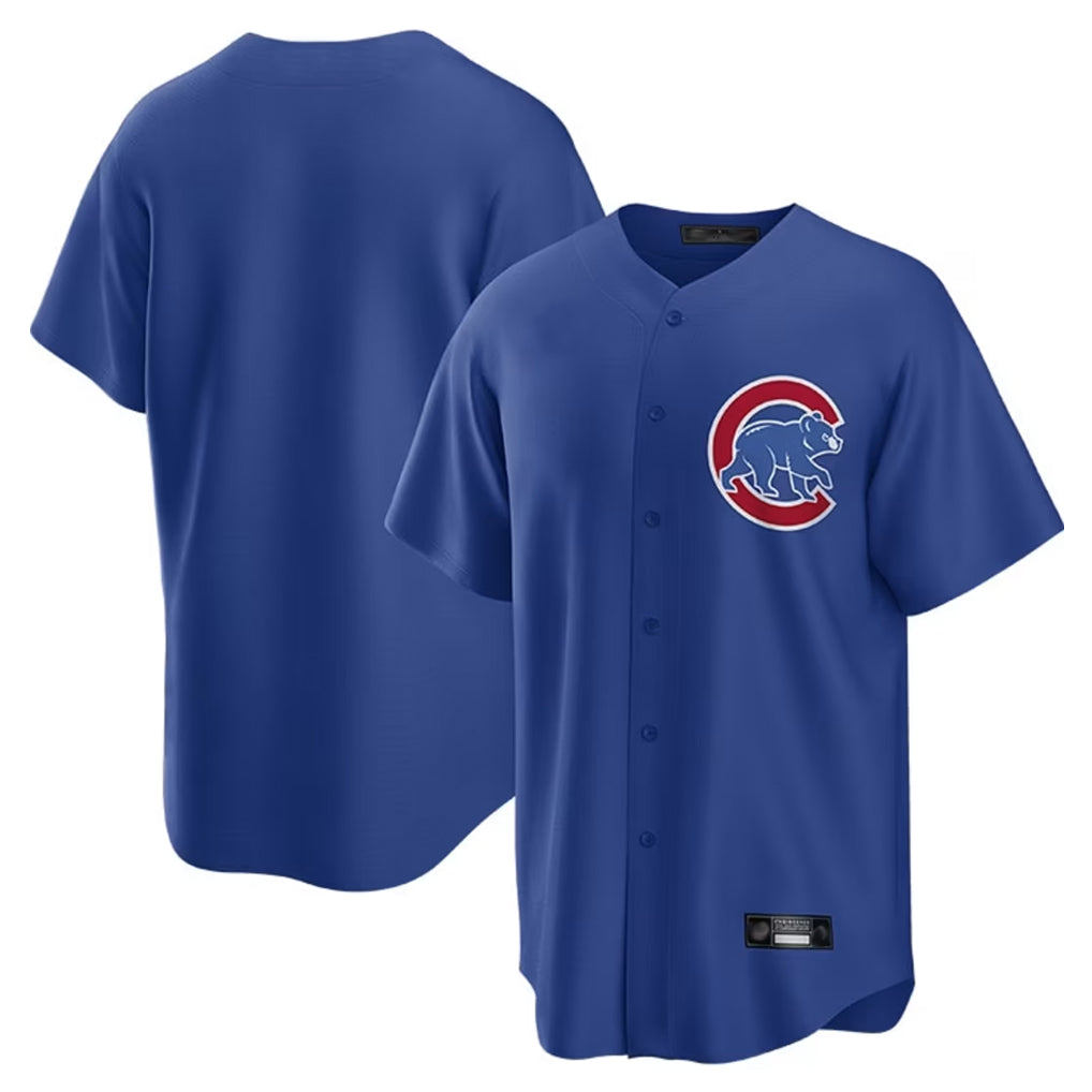 Chicago Cubs Royal CONTON Home Game Blank Player Stitched Jerseys