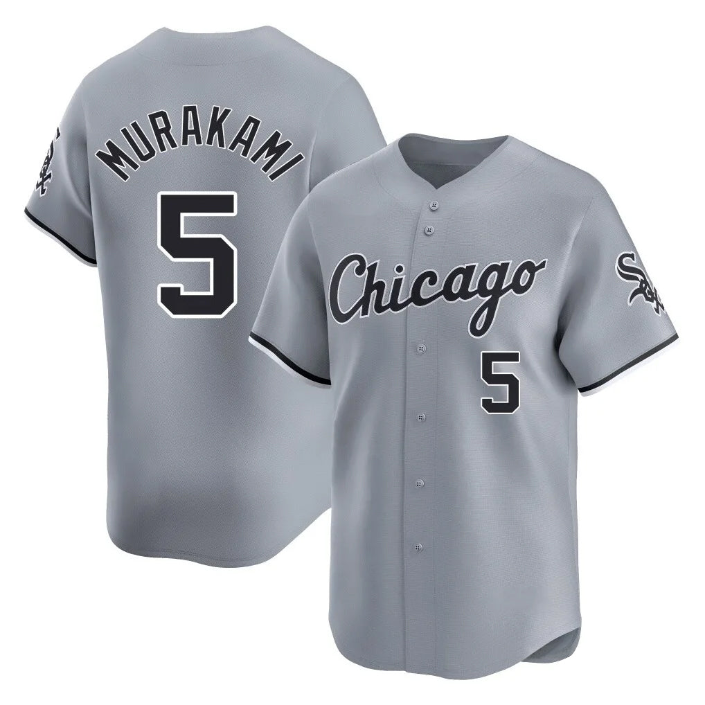 Chicago White Sox #5 Munetaka Murakami Player Gray CONTON Road Limited Home Stitched Jerseys