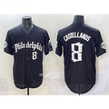 Philadelphia Phillies #8 Nick Castellanos Green CONTON With Patch Stitched Cool Base Jersey