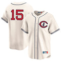 Chicago Cubs #15 Carson Kelly Player Cream CONTON Field of Dreams Limited Home Game Stitched Jerseys