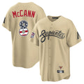 Arizona Diamondbacks #8 James McCann Player Tan CONTON USA 250 Fourth of July Home Game Stitched Jerseys