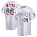 Custom Colorado Rockies 2026 All-Star Edition Stars & Stripes White CONTON Stadium Pick-A-Player Jersey