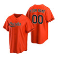 Custom Baltimore Orioles Orange CONTON 2020 Stitched Cool Base Jersey