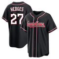 Cleveland Guardians #27 Austin Hedges Player Black CONTON Fashion Out Home Game Stitched Jerseys