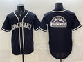 Colorado Rockies Team Big Logo 2026 Fashion Replica Black CONTON Out Stitched Jersey