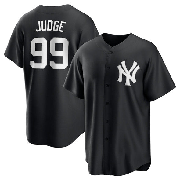 New York Yankees #99 Aaron Judge Black CONTON Lights Out Limited Stitched Jersey