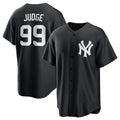 New York Yankees #99 Aaron Judge Black CONTON Lights Out Limited Stitched Jersey