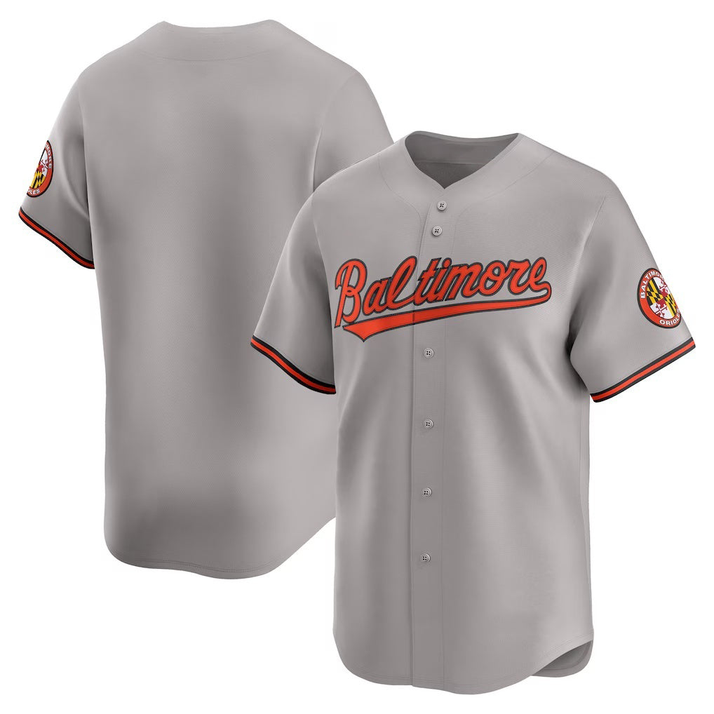 Baltimore Orioles Gray CONTON Road Limited Jersey
