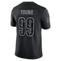 W.Commanders #99 Chase Young Black CONTON RFLCTV Limited Jersey