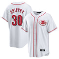 Cincinnati Reds #30 Ken Griffey Player White CONTON Game Home Stitched Jerseys