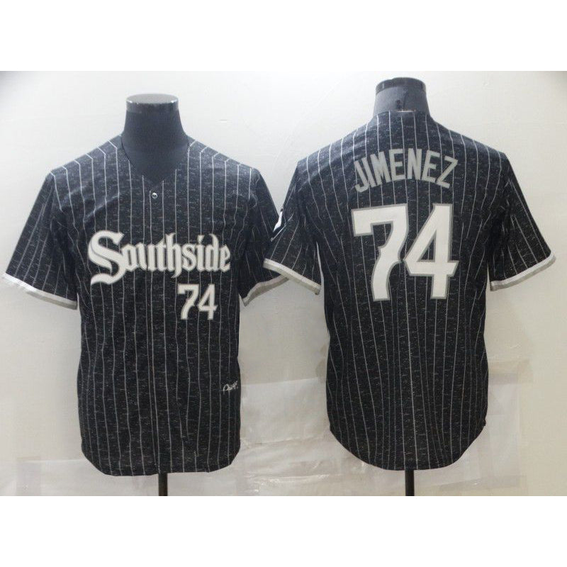 Chicago White Sox #74 Jimenez City Edition Black CONTON Game 2021 Jersey
