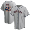 Houston Astros #45 Tatsuya Imai Player Gray CONTON Home Game Stitched Jerseys