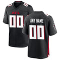 Custom A.Falcons Black CONTON Game Jersey
