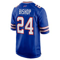B.Bills #24 Cole Bishop Royal CONTON Game Jersey
