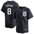 Detroit Tigers #8 Matt Vierling Player Navy CONTON Home Limited Game Stitched Jerseys