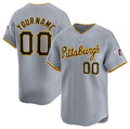 Custom Pittsburgh Pirates Active Player Gray CONTON Away Limited Stitched Jersey