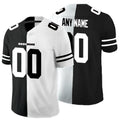 Custom W.Redskins Black And White CONTON Split Vapor Untouchable Limited Jersey