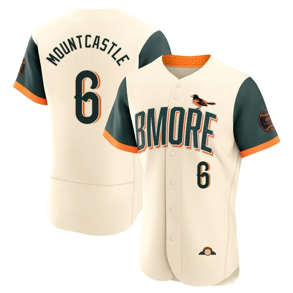 Baltimore Orioles #6 Ryan Mountcastle Player Cream CONTON 2026 City Connect Limited Elite Home Game Stitched Jerseys