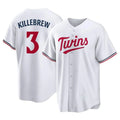Minnesota Twins #3 Harmon Killebrew Player White CONTONHome Game Stitched Jerseys