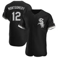 Chicago White Sox #12 Colson Montgomery Player Black CONTON Limited Elite Home Stitched Jerseys