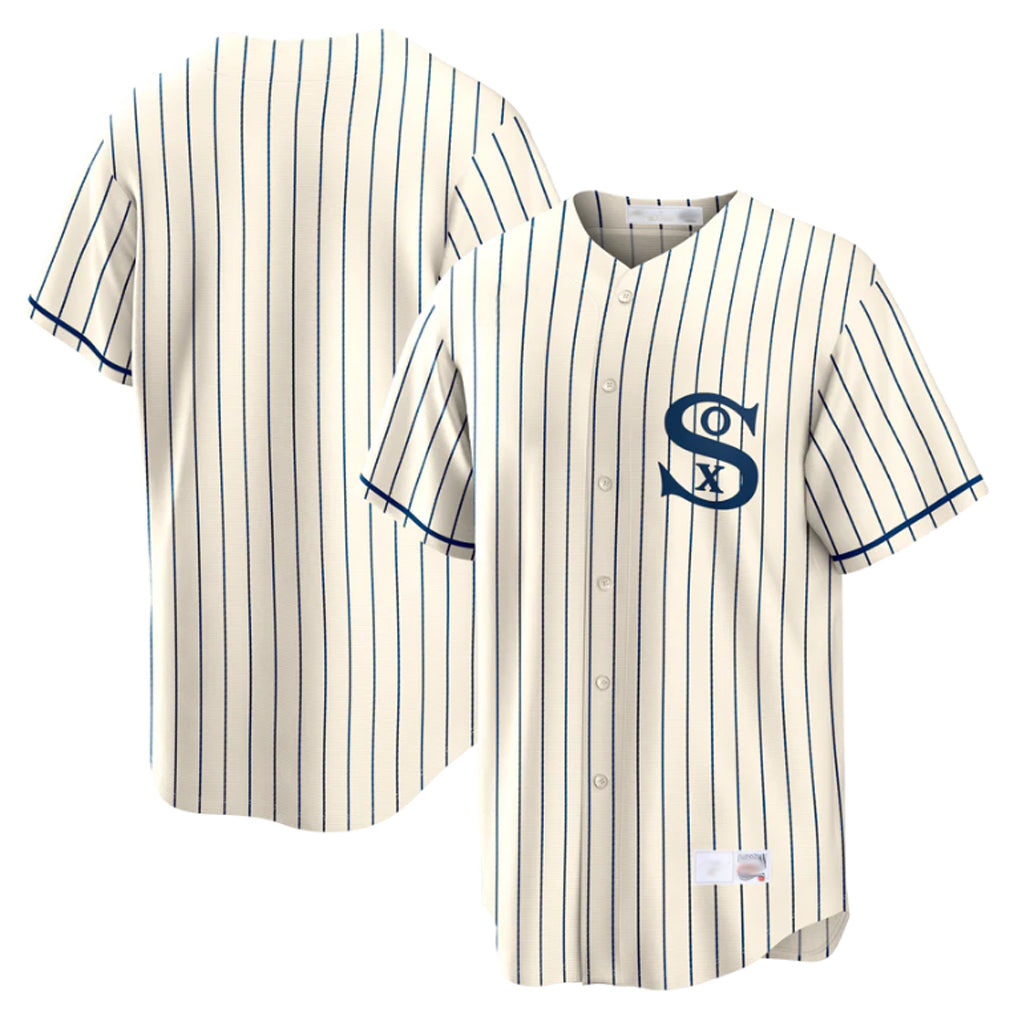 Chicago White Sox Blank Player Cream CONTON Cooperstown Collection Field of Dreams Home Stitched Jerseys