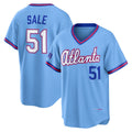 Atlanta Braves #51 Chris Sale Powder Blue CONTON 2026 City Connect Stadium Jersey