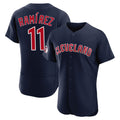 Cleveland Guardians #11 Jose Ramirez Player Navy CONTON Limited Elite Home Stitched Jerseys