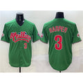 Philadelphia Phillies #3 Bryce Harper Green CONTON Phanatic Limited Stitched Jersey