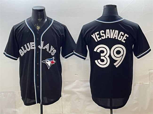 Toronto Blue Jays #39 Trey Yesavage 2026 Fashion Replica Black CONTON Out Stitched Jersey