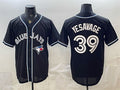 Toronto Blue Jays #39 Trey Yesavage 2026 Fashion Replica Black CONTON Out Stitched Jersey