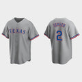 Texas Rangers #2 Marcus Semien Gray CONTON Cool Base Stitched Jersey