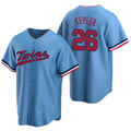 Minnesota Twins #26 Max Kepler Blue CONTON Cool Base Stitched Jersey